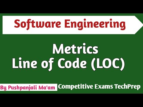 Lec - 3.3 Metrics for Project Estimation || Metrics Line of code (LOC) in Software Engineering