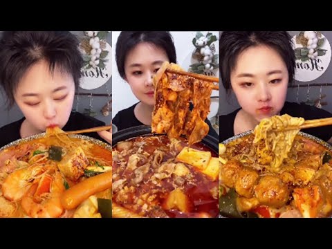 SHOW ASMR | 마라샹궈（麻辣香锅）| Spicy food eating show | Ep3