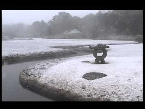 【岡山後楽園部門】雪降る園