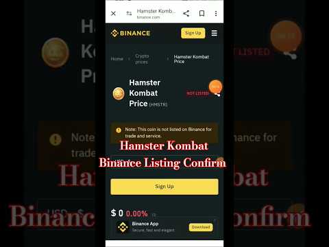 Hamster Kombat Binance Listing Confirm | How to Withdraw | #binance #binancelisting #halalcrypto