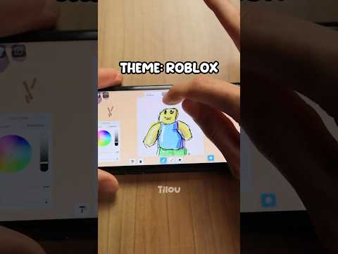 Roblox Speed Draw on iPhone! 💛 | Tilou