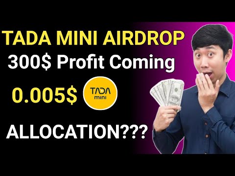 tada airdrop listing price || tada mini airdrop price prediction || tada mini airdrop new update