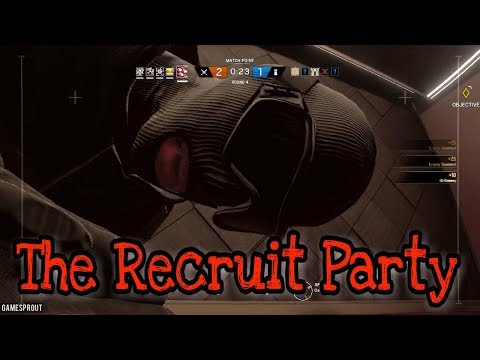 The Recruit Party - Rainbow Six:Siege |RANDOM MOMENTS|#2