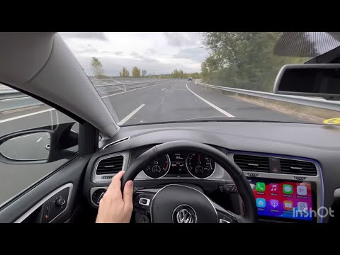 2014 VW GOLF 7 (1.6 TDI) POV Drive (4K)