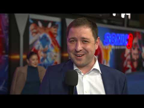 Sonic 3 World Premiere Los Angeles - itw Toby Ascher (Official video)