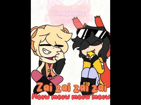 Zai zai meow meme||(ft.Tbh and Blaza)swap Au #2danimation #meme #animation #edit #trend #roleswap