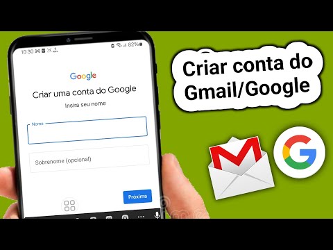 COMO CRIAR UMA CONTA GOOGLE OU GMAIL PELO CELULAR - Rápido e Fácil (2024)