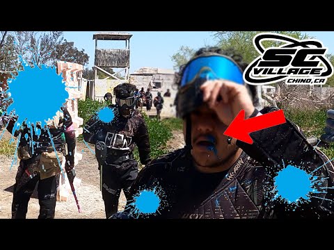 SC VILLAGE PAINTBALL // PAINTBALL FOR BREAKFAST 🔵💥