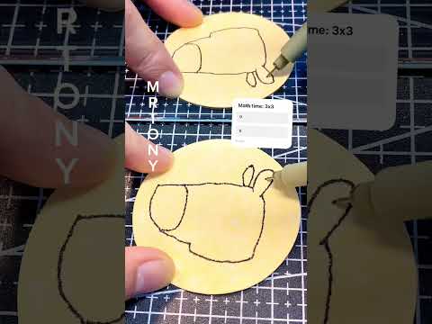 Easy drawing CHILL GUY meme with sponge paper #chillguy #myyearonyoutube2024 #spongepaper #meme