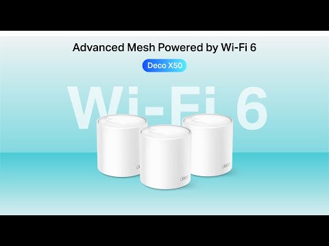 Deco X50 AX3000 Whole Home Mesh Wi-Fi 6 System