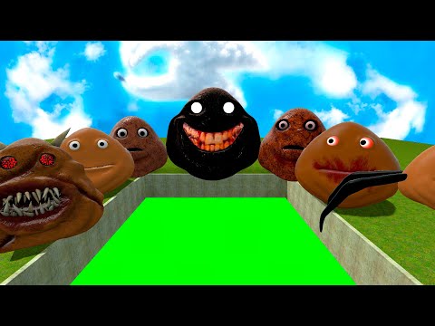 SECRET 😱 BIG PIT TOXIC CREEPY POU BOU FROM BOU'S REVENGE In Garry's Mod!