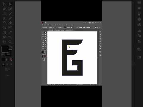 Design F+G Letter Logo using Grid - Illustrator Logo Design Tutorial