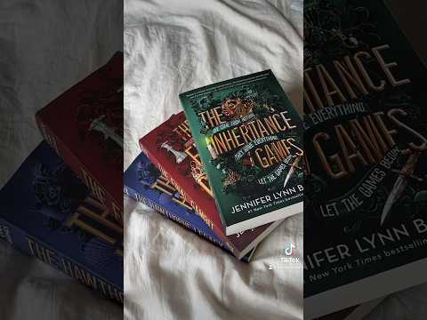 loveee this series i had to buy the physical copies #theinheritancegames  #books #bookunboxing #book