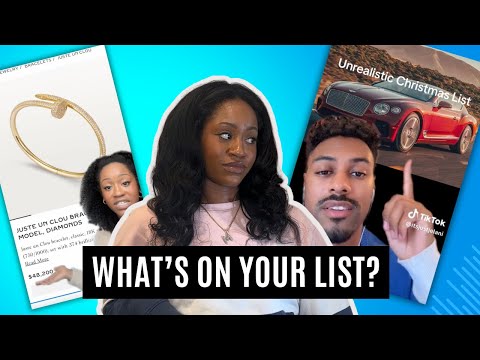 Unrealistic Christmas Wishlist Trend on TikTok | According to Social Media