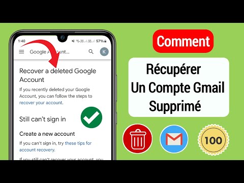 Comment récupérer un compte Gmail supprimé (mise à jour 2025) || Récupérer un compte Gmail