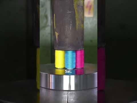 Hydraulic press. #satisfying #diy #funny #shortvideo #facts