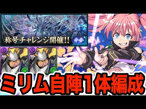 【新千手】自陣ミリム１体！ゲルドループ編成が強すぎる！！！【パズドラ】