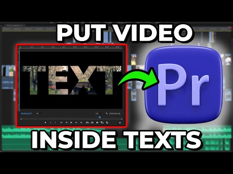 How To Put Videos Inside Your Texts In Premiere Pro (Step By Step)