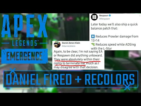 Daniel Klein Fired 🔥 + New Recolors 🥳 | Apex Legends News #90