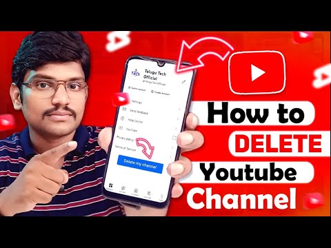 How to Delete Youtube Channel Permanently in Telugu | How to Delete Youtube Channel in Telugu 2025