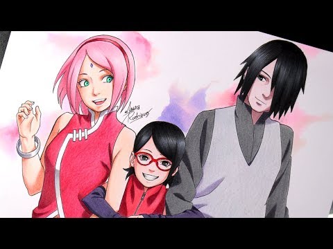 Desenhando a FAMÍLIA UCHIHA