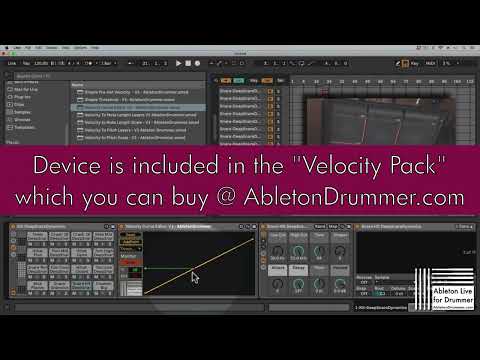 How to edit MIDI Velocity? Velocity Curve Editor V3 - Max for Live device for Ableton Live