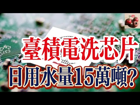 臺積電洗晶片！一天用水15萬噸？【有億思】