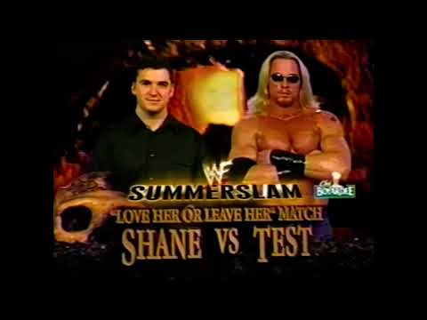 WWF Summerslam 1999 Match Card