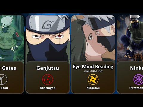 Every Hatake Kakashi Jutsus Shown on Anime