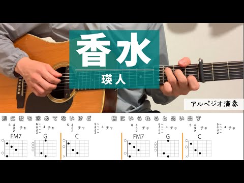 香水 /瑛人 - ギターコード（アルペジオ）