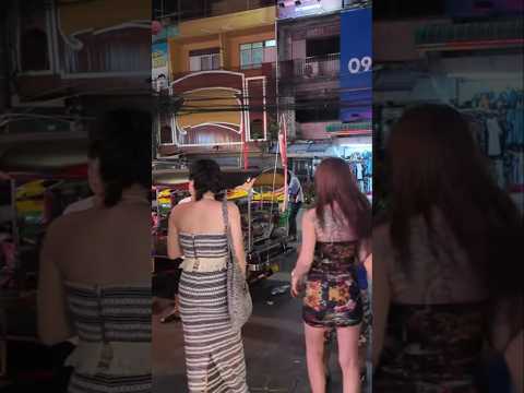 Khaosan road Nightlife | Bangkok Night Streets #bangkoknightlife