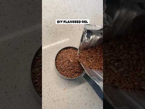 DIY: Flaxseed Gel for Natural Hair Wash N Gos.#short #shortvideo #hair #type4naturalhair #haircare