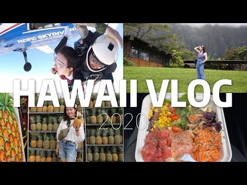 夏威夷 TRAVEL VLOG | 6天5夜附攻略 | 高空跳伞Skydiving｜HAWAII VLOG 2020