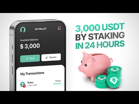 How to Earn 3000 USDT | Tether Staking Guide for Maximum Profit in 2024 💸🚀