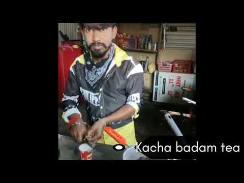 Kacha badam tea in Kashmir kawa #tea #viral #teluguvlogs #ytshorts