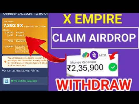 Live X Empire !! X Empire withdrawal !! X Empire bitget Token Withdrawal Kaise kare !! Bibet