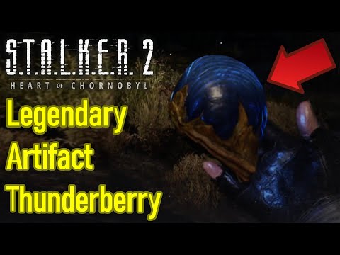 Stalker 2 legendary artifact hunting, thunderberry location, cement factory legendary artifact guide