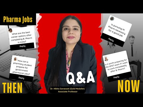 How to Get Top Pharmacy Jobs in India 2024 | BPharm, MPharm, DPharm PharmD Career | Pharmacy Q&A |