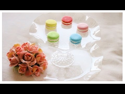 ♡DIY Macaron by paper clay ♡紙粘土でマカロンを作る