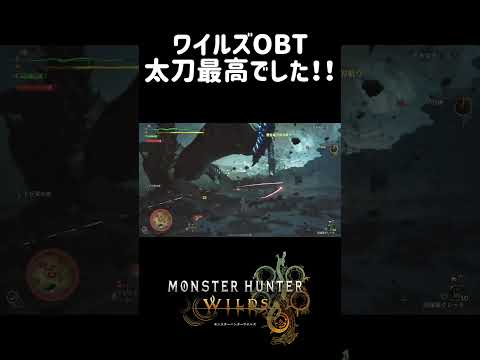 [MHWilds]OBT太刀最高でした！！