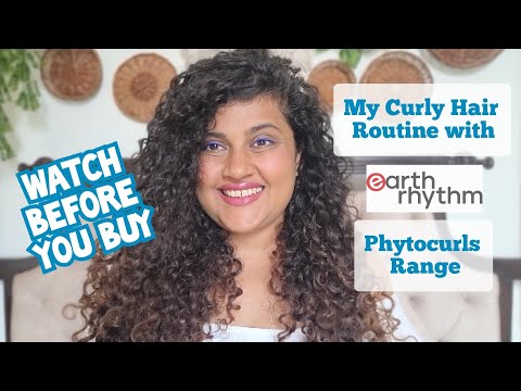 My Curly Hair Routine with Earth Rhythym Phyto Curls range | Khushboo Singhvi @EarthRhythm