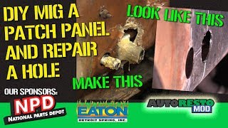 DIY Basic Patch Panel Rust Damage Repair Car Tips and Tricks Epsisode 375 Autorestomod