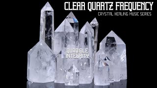 (Crystal Healing Music)★Clear Quartz Healing Frequency ★ (111Hz + 32768Hz + 396Hz + 639Hz + 963Hz)