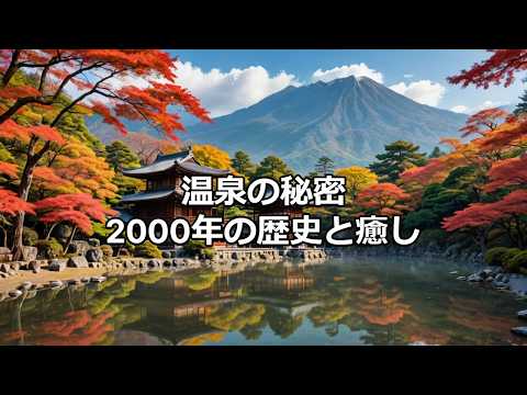 文化習慣の雑学～日本の温泉文化～