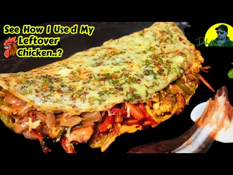 Chicken Omelette With Leftover Chicken | Chicken Omelette | Dcheftastics