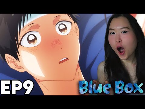 KISS...?!!👀 Blue Box Episode 9 REACTION