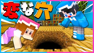 家に変な穴が空いているマインクラフト😰【 マイクラ / Minecraft  】