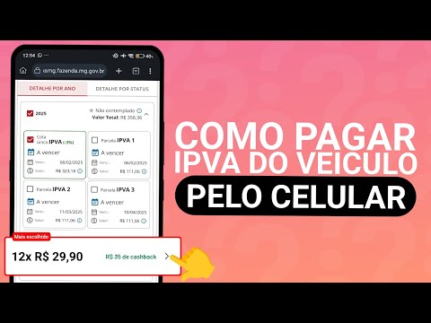 COMO PAGAR O BOLETO DO IPVA DO CARRO OU MOTO PELO CELULAR - CRLV 2025