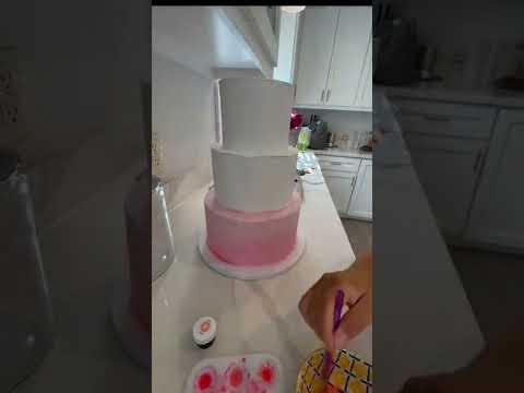 A Cake for the Texas Heat #shorts #shortvideo #cakedecorating #cake