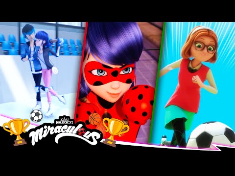 MIRACULOUS | 🏆🏅 DEPORTES ⛸️⚽️ | Compilación 2 🐞 Las Aventuras de Ladybug